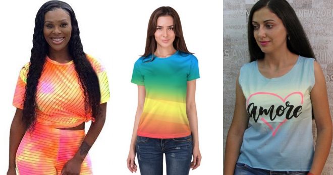 Футболка градиент Футболка градиент