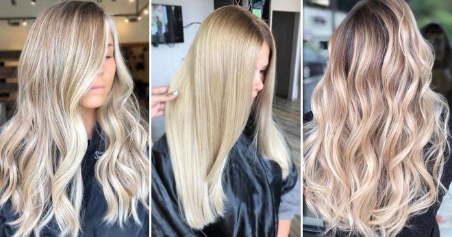 Балаяж блонд светлый Балаяж блонд светлый