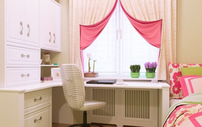 Короткие шторы в детскую для девочки Короткие шторы в детскую для девочки