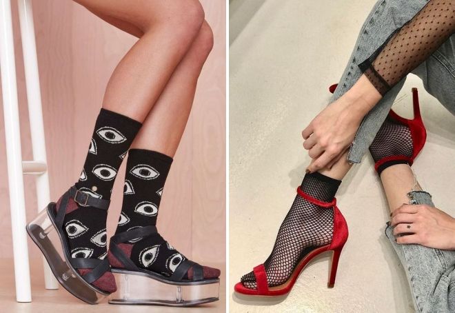 босоножки с носками 2020 босоножки с носками 2020