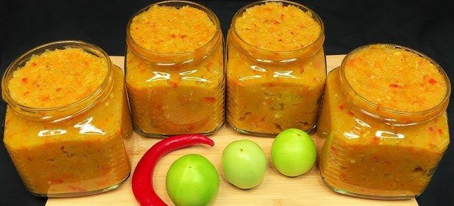 икра из зеленых помидор на зиму икра из зеленых помидор на зиму