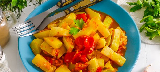 как вкусно потушить патиссоны как вкусно потушить патиссоны