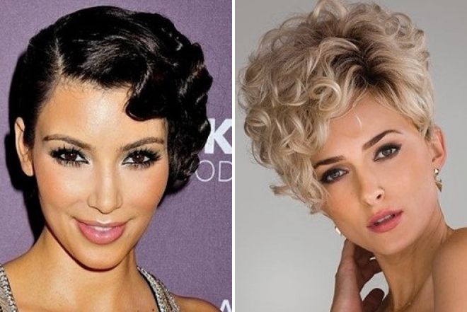 крупные локоны на короткие волосы крупные локоны на короткие волосы