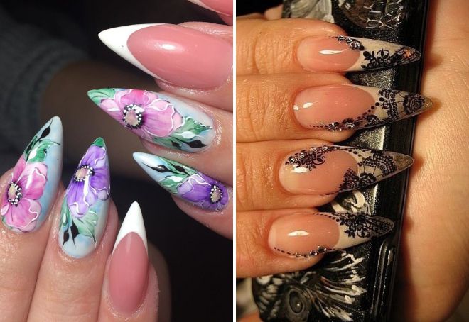 модный дизайн острых ногтей модный дизайн острых ногтей