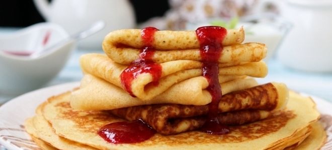 фото3 пышные блины на дрожжах на кефире