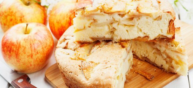 фото3 рецепт шарлотки в мультиварке