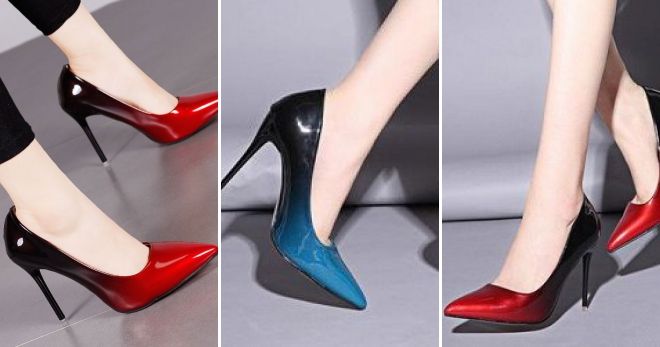 Туфли градиент Туфли градиент