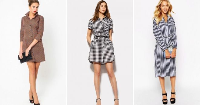 Приталенное платье рубашка Приталенное платье рубашка