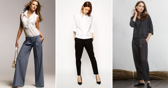 Образ с льняными штанами Образ с льняными штанами