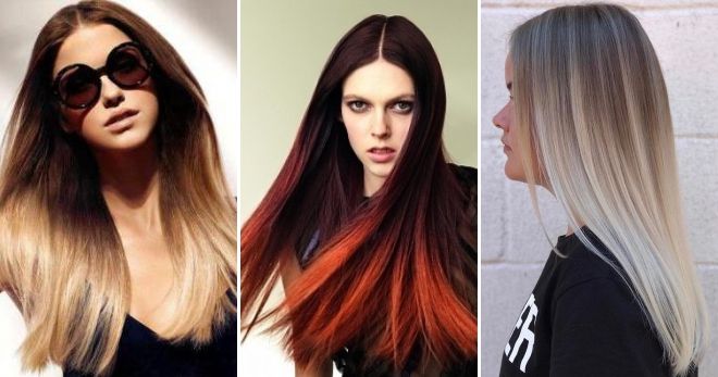 Градиент на волосах Градиент на волосах