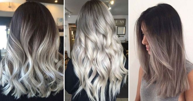 Пепельный балаяж Пепельный балаяж