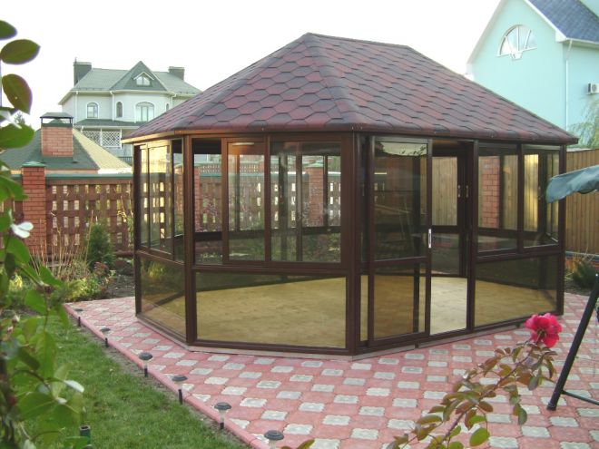 Дизайн беседок из поликарбоната Дизайн беседок из поликарбоната