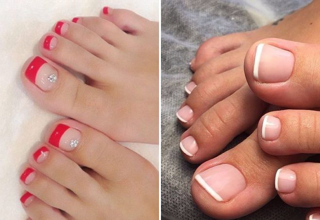 идеи педикюра френч идеи педикюра френч