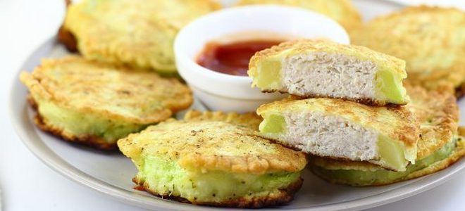 кабачки с фаршем в кляре кабачки с фаршем в кляре