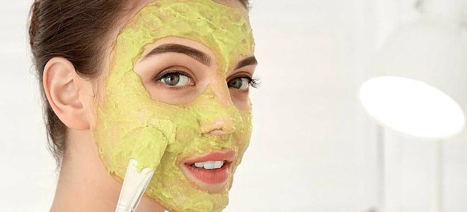 маска с авокадо и желатином маска с авокадо и желатином