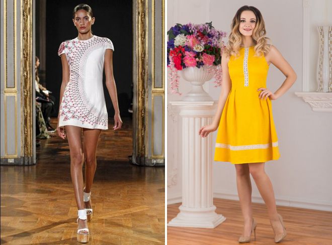 модные платья из хлопка модные платья из хлопка