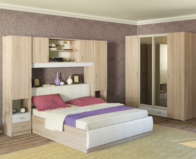 модульные спальни с навесными шкафами модульные спальни с навесными шкафами