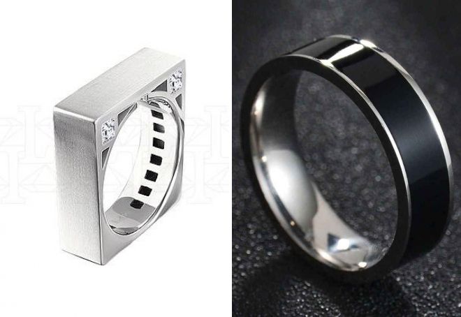 Обручальные кольца из белого золота Обручальные кольца из белого золота