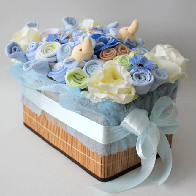 подарок новорожденной девочке из памперсов корзина подарок новорожденной девочке из памперсов корзина
