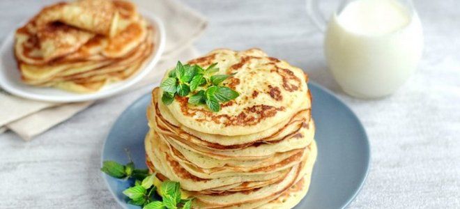 фото4 пышные толстые блины на кефире без дрожжей