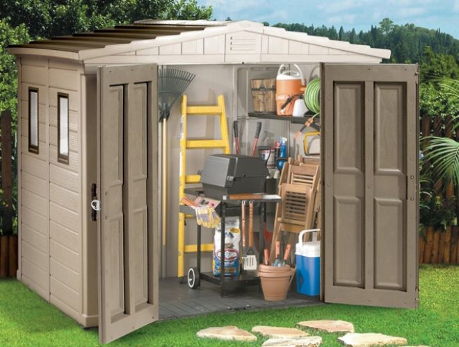 садовый домик из пластика садовый домик из пластика