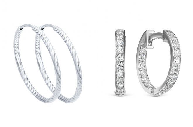 серебряные серьги кольца серебряные серьги кольца