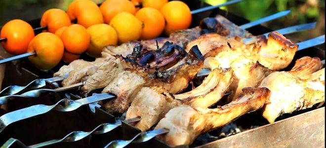 Шашлык из налима на мангале Шашлык из налима на мангале