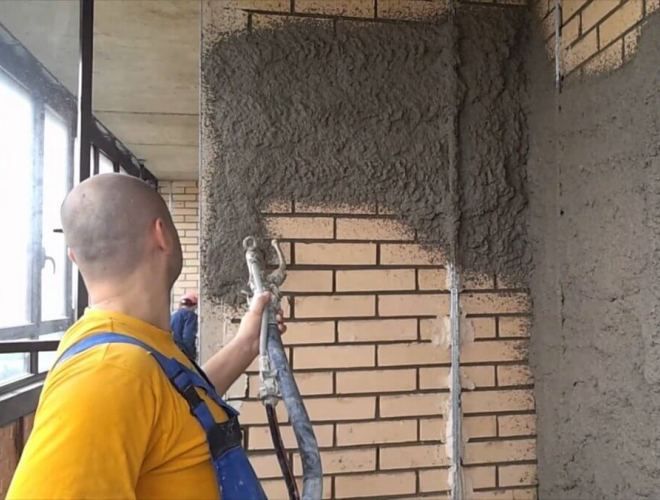 штукатурка кирпичной стены штукатурка кирпичной стены