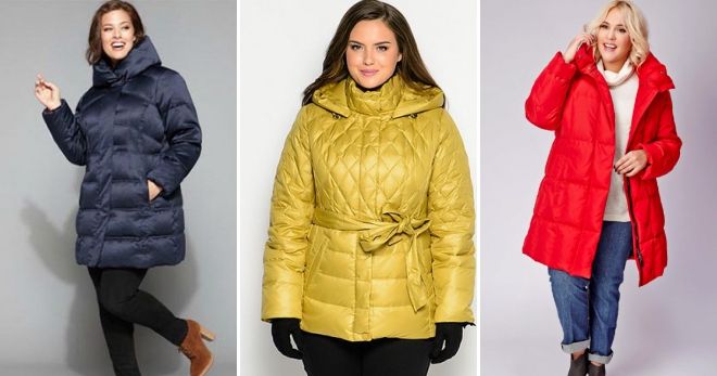 Красивые пуховики для полных Красивые пуховики для полных