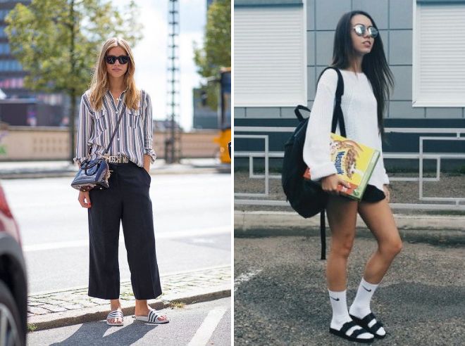 с чем носить женские шлепанцы с чем носить женские шлепанцы