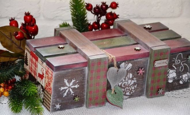 деревянная новогодняя упаковка деревянная новогодняя упаковка