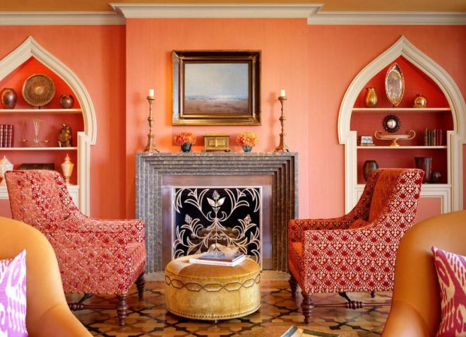 Этнический интерьер оформление