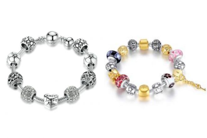 модные браслеты с шармами модные браслеты с шармами
