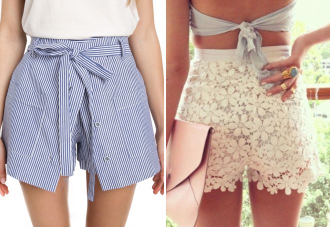 модные короткие шорты модные короткие шорты