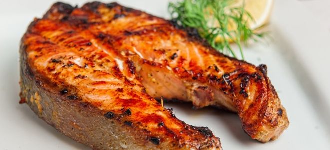 стейк из форели на сковороде стейк из форели на сковороде