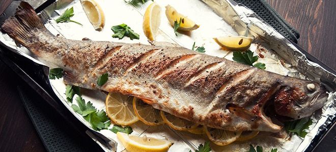 запеченный таймень запеченный таймень