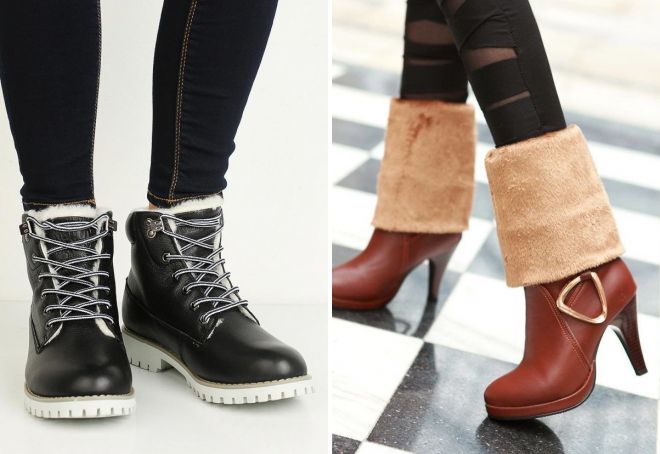 зимняя кожаная обувь зимняя кожаная обувь