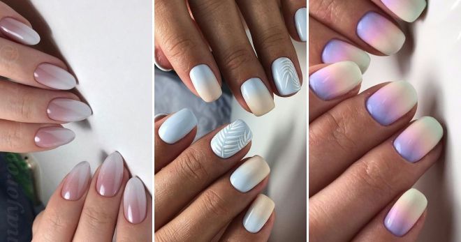 Маникюр градиент Маникюр градиент