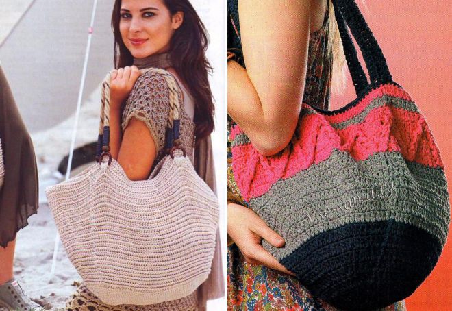 большие летние вязаные сумки большие летние вязаные сумки