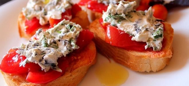 бутерброды с багетом и творожным сыром бутерброды с багетом и творожным сыром