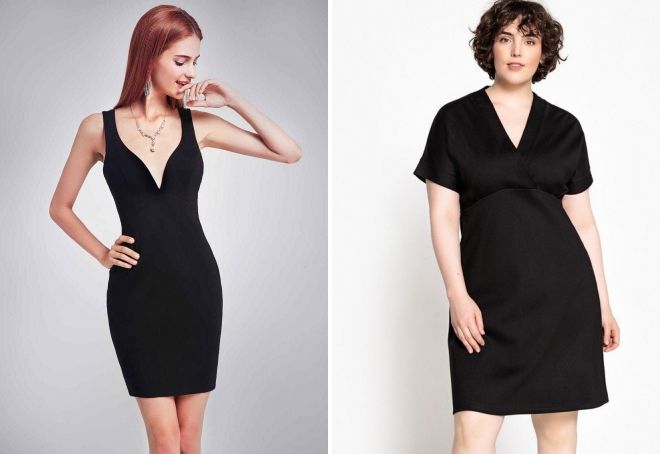 черные короткие платья с вырезом черные короткие платья с вырезом
