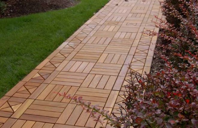 деревянные плитки для дорожек деревянные плитки для дорожек