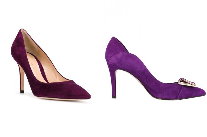 фиолетовые туфли на шпильке фиолетовые туфли на шпильке