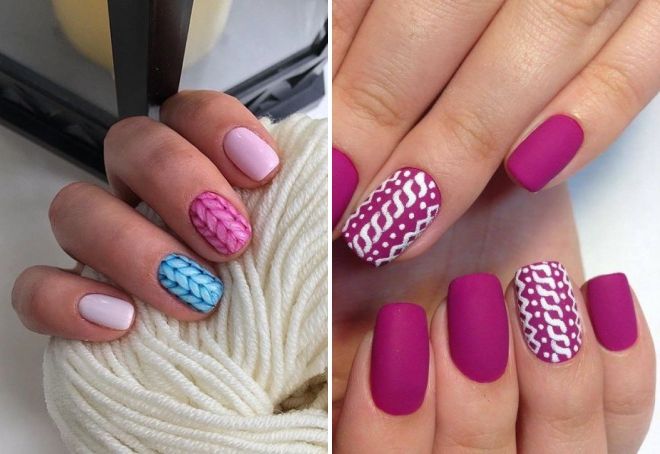 идеи маникюра свитер на ногтях идеи маникюра свитер на ногтях