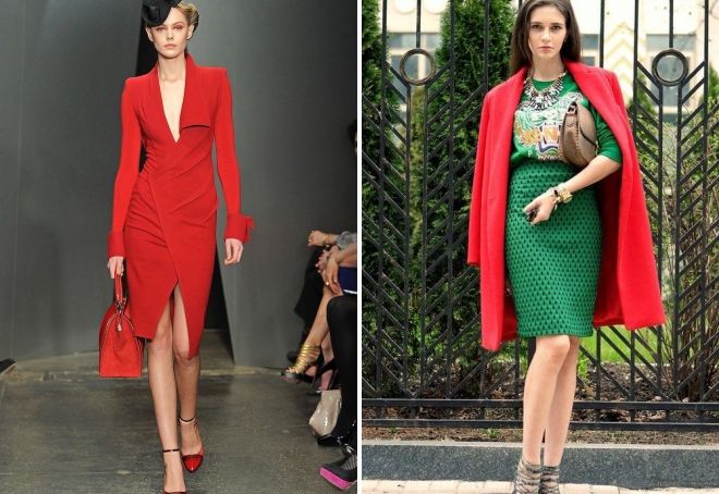 красный цвет в женской одежде красный цвет в женской одежде