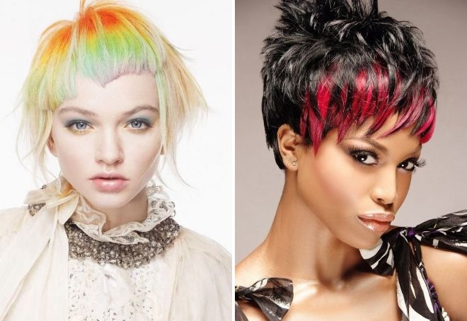 модная короткая челка модная короткая челка