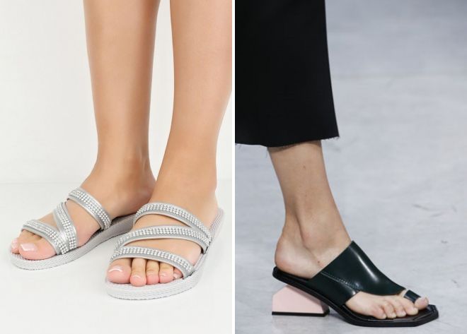 модные шлепанцы модные шлепанцы
