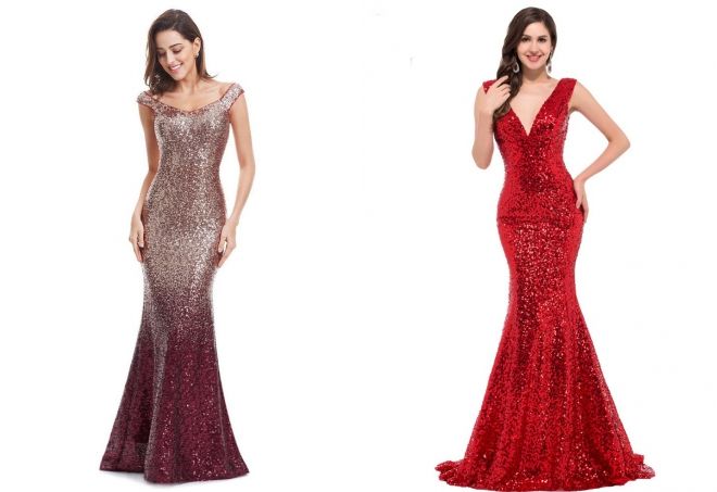 платье русалка с пайетками платье русалка с пайетками