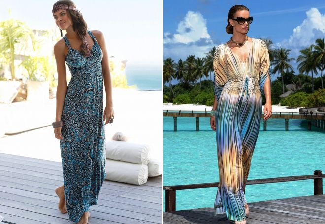 пляжное платье в пол пляжное платье в пол