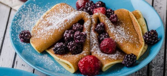 фото6 пышные блины на манке и кефире